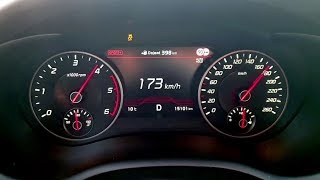 Kia Stinger 22 CRDi GTline RWD AT acceleration 0  170 kmh [upl. by Olney]