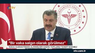 Türkiyede ilk Coronavirüs vakası görüldü [upl. by Dolly]