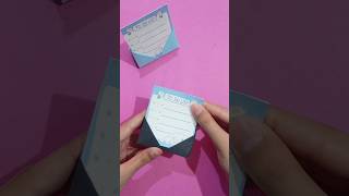 mini paper notepad holder✨papercraft easy [upl. by Winfrid]