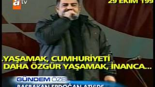 Ahmet Kayanın Erdoğanı Ağlatan Konuşması Cumhuriyet Konseri 1998 [upl. by Wachter241]