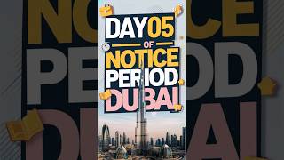 Average SALARY IN DUBAI  Day 0530 Notice Period In Dubai iamhvr dubaijobs 30daynoticeperiod [upl. by Tiduj]