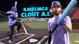 Hitting with the 2024 Rawlings CLOUT AI  BBCOR Baseball Bat Review vs Rawlings Icon amp LS Atlas [upl. by Suoinuj]