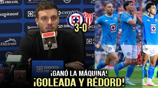 Cruz Azul 30 Necaxa  GOLEADA con goles de Rotondi Guti y Faravelli J11 Apertura 2024  Liga MX [upl. by Rellia]