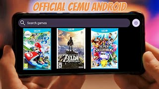 CEMU ANDROID V2 NEW UPDATE SETUPSETTINGSREVIEW  NEW Wii U EMULATOR [upl. by Eloci472]