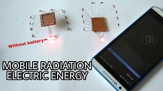 Radiation into electric energy  led without battery  from mobile radiation [upl. by Mora706]