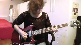 ACDC WHOLE LOTTA ROSIE Soloing amp Fun [upl. by Lonnard824]