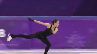 Alina Zagitova 33333 practice at PyeongChang 2018 [upl. by Hose]