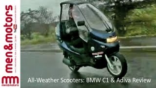 AllWeather Scooters BMW C1 amp Adiva Review [upl. by Fran]