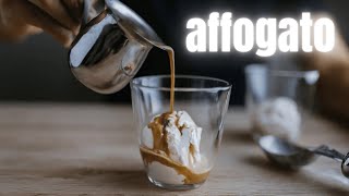 Cómo hacer un affogato italiano [upl. by Johny459]