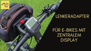 Klickfix Lenkeradapter E  so montierst du den Adapter an deinem EBike [upl. by Jacinto525]