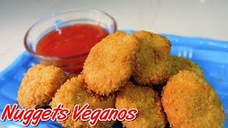 RECETA FACIL DE NUGGETS VEGANOS  RECETA VEGANA  RICARDO RENTERIA [upl. by Meehsar]