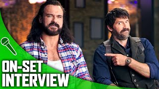 Scott Adkins and Drew McIntyre  THE KILLER’S GAME OnSet Interview [upl. by Mackintosh]