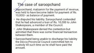 ACT OF SETTLEMENT 1781 CASE OF SAROOPCHAND CASE OF GORA CHAND DUTT [upl. by Ahseka]