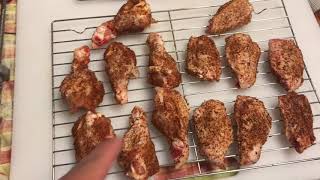 Smoked Chicken Wings On The Traeger [upl. by Alderman]