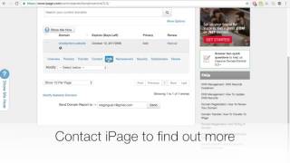 Custom Domain How to Setup Your Domain With iPage [upl. by Clardy71]