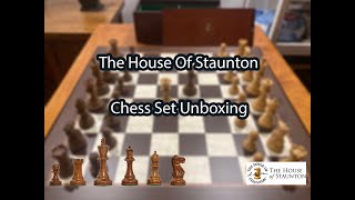 House Of Staunton Chess Set Unboxing [upl. by Nelyt]