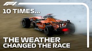 10 Times Weather Changed The Outcome Of The Race [upl. by Nsaj]