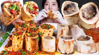 ASMR MUKBANG  극락의 맛 🥹 쏙쏙 빼먹는 우골수 amp 매운 우골수🔥 본매로우 먹방 SPICY BONE MARROW BONE MARROW 牛骨髓 TỦY XƯƠNG BÒ [upl. by Turtle401]