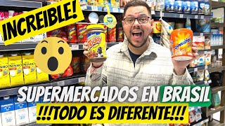 SUPERMERCADO en BRASIL 🇧🇷 TODO es DIFERENTE Y a menor PRECIO 🏆 SORPRENDENTE 😱 [upl. by Lattie442]