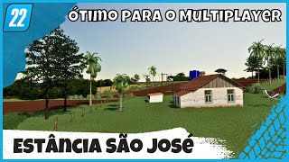 Mapa BR Estância São José com Culturas Adicionais e Alinhadas Farming Simulator 22 [upl. by Claudell]