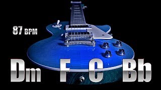 Clean Guitar Soft Rock Backing Track D minor [upl. by Hewett287]