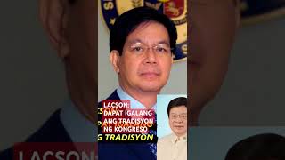 Senator Lacson nagpahayag na itaguyod ang Time Honored Tradition [upl. by Delmer282]