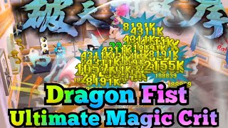 Dragon Fist Ultimate Magic Crit Build Ragnarok Mobile Eternal Love [upl. by Ennasirk]