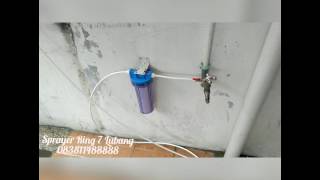 Sprayer Ring 7 Lubang  Pompa RO 32V [upl. by Serdna]