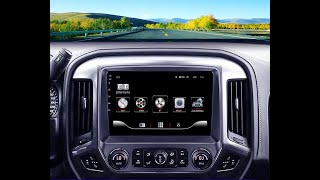 Chevrolet Chevy Silverado radio upgrade 20142018 Android stereo Touch screen carplay installation [upl. by Abigale]