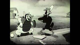 Barnyard Baseball 1939  Gandy Goose – TerryToons [upl. by Cohette]