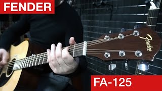 Fender FA125 sound test  CD60 is that you ​ [upl. by Ahsikrats609]