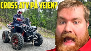 KJØRTE ATV PÅ MOTORVEIEN [upl. by Nodnelg]