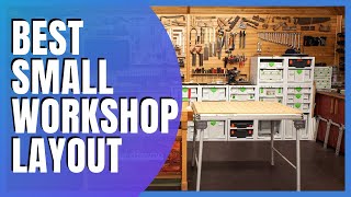 WORKSHOP LAYOUT BEST SMALL WOODWORKING WORKSHOP LAYOUT [upl. by Furie]