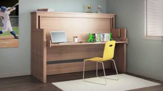 ORG Home Desk Bed  Watch a Desk Turn into a Bed [upl. by Lamahj855]