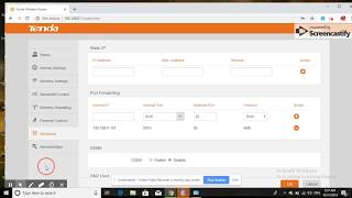 how to Port Forwarding in Tenda router [upl. by Kayne]