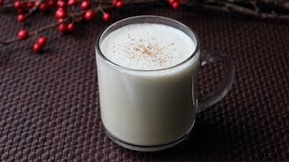 Homemade Eggnog Recipe – How to Make Classic Christmas Eggnog [upl. by Miquela]