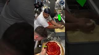 This newcomer challenged the Head Chef that Who can make Fastest Pizza 😱🫡 respect shorts ytshorts [upl. by Aleakcim]