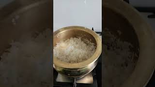 rice cooking in bronze pot [upl. by Verda]