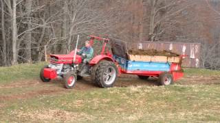 Massey Ferguson 135 und Mengele Doppel Trumpf [upl. by Yebloc]