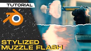 3D MUZZLE FLASH in BLENDER  Mantaflow [upl. by Elleirol]