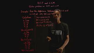 JSS1  Mathematics  HCF and LCM  Further problems on HCF and LCM  2 [upl. by Yatnuahs]