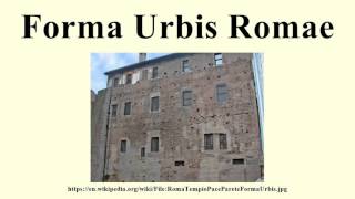 Forma Urbis Romae [upl. by Mann]