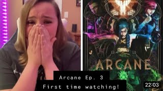 Reupload Reacting to Arcane Ep 3 First time reaction [upl. by Hanikahs]