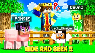 MINECRAFT HIDE amp SEEK BUT I SECRETLY CHEAT 😱 [upl. by Katrine]