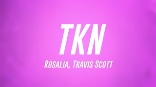 TKN  Rosalia Travis Scott Lyrics Video 🎶 [upl. by Subak]