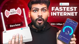 Excitel Fiber Broadband Long Term Review  Speed Test 😱  Excitel Fiber Plans 2024  Best for you 💯 [upl. by Lairea]