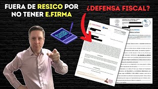 Cancelación de RESICO por no contar con EFIRMA vigente ¿Qué hacer [upl. by Furey]