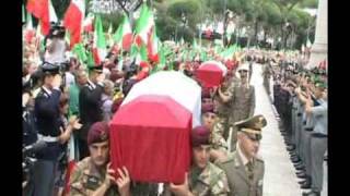 Funerali Solenni soldati morti in Afghanistan Tribute to italian soldiers [upl. by Randa904]