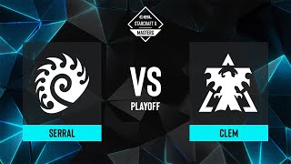 Serral vs Clem  ESL SC2 Masters Winter 2023 Finals  Semifinal [upl. by Ultan]