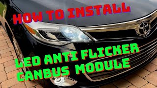 How to Fix Flickering LED DRL with CANBUS Module  Anti Flicker Error Free [upl. by Quintin495]